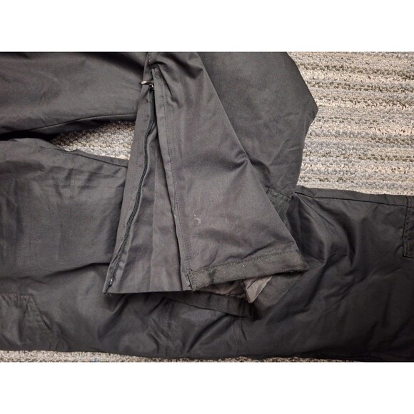 SkiGear Mens Insulated Cargo Ski  Pants Sz Large Black Weatherproof Outdoors - Picture 3 of 14